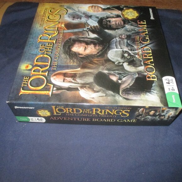 Lord Of The Rings Complete Trilogy Adventure Board Game Deluxe Edition Pressman - Picture 3 of 6
